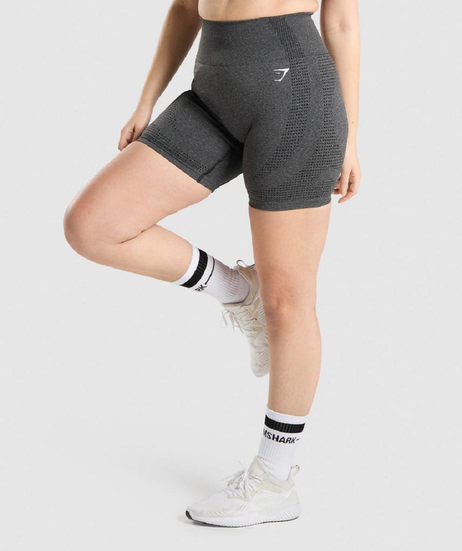 Gymshark Vital Seamless 2.0 Ženske Kratke Hlače Sive | HR 3867UZG